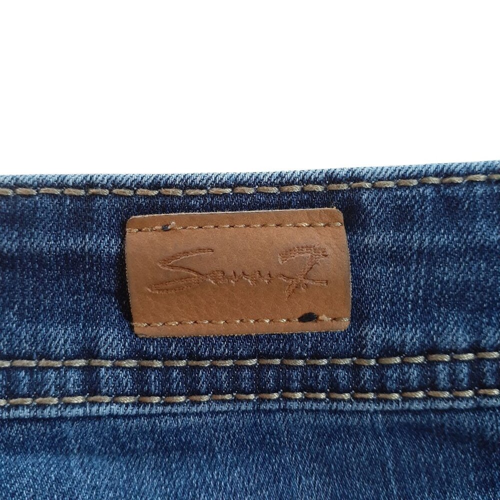 Seven7 Skinny Jeans Womens Size 16W Blue Denim Cotton Mid Rise 5 Pocket Design - Picture 4 of 5